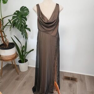 NBD | Dresses | Nbd Divya Maxi Dress Patchwork Multi Ruffle Georgette Size  Medium | Poshmark